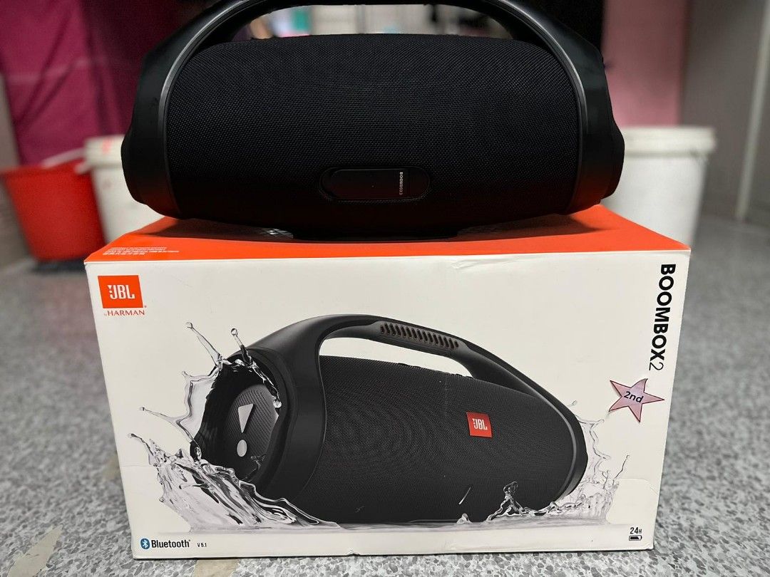 JBL boom box 2, Audio, Soundbars, Speakers & Amplifiers on Carousell