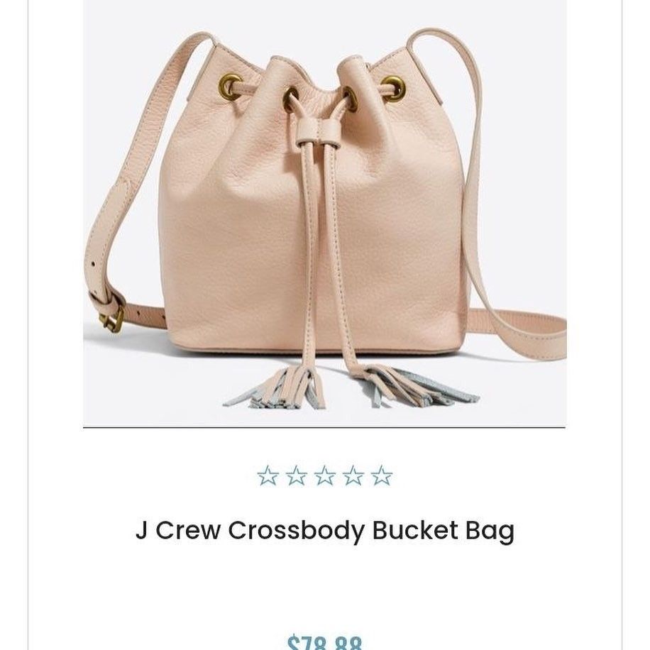 J crew sales crossbody bucket bag