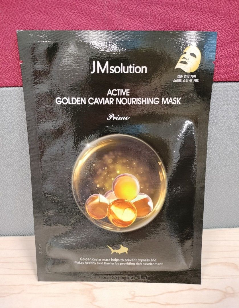 JM Solution Active Golden Caviar Nourishing Mask, Beauty & Personal
