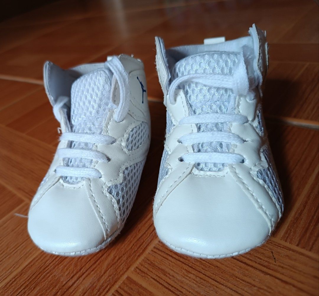 infant white jordans