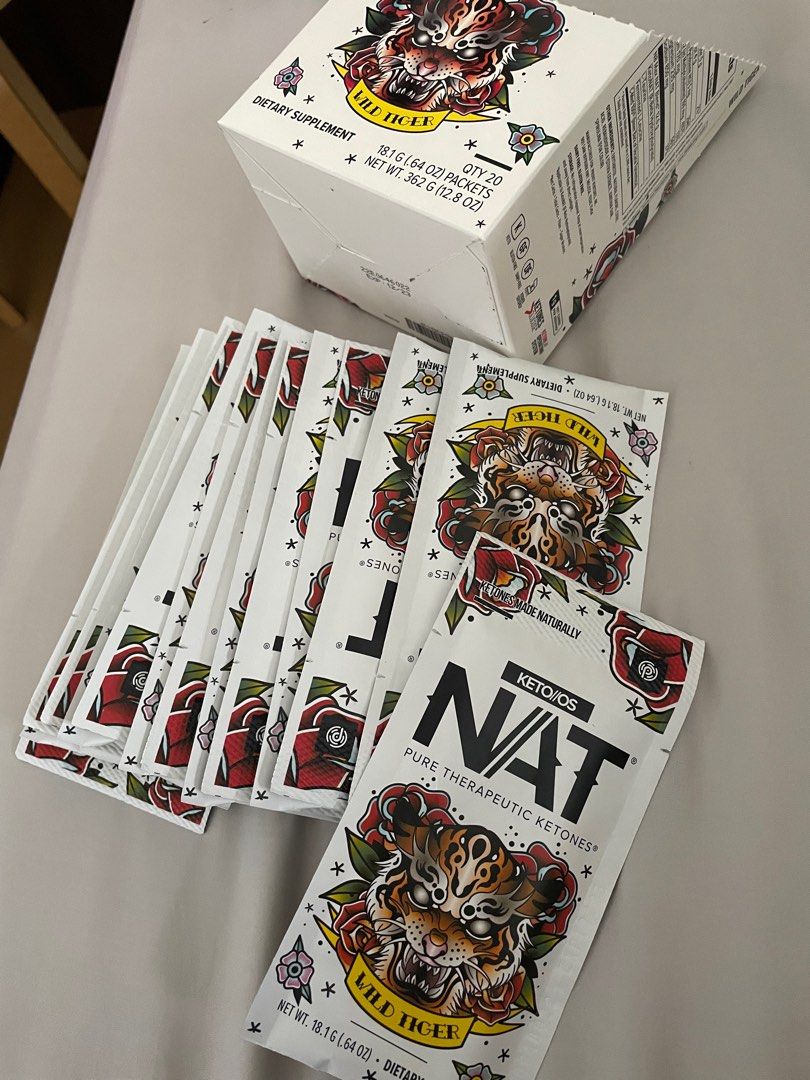 Ketones Caffeine free ( Wild Tiger flavour), Health & Nutrition, Health