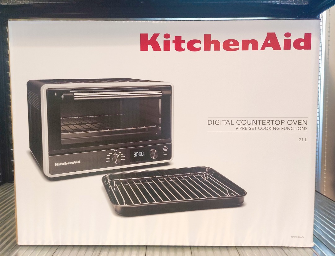 KitchenAid Countertop Digital Oven 21L (Matte Black), TV & Home
