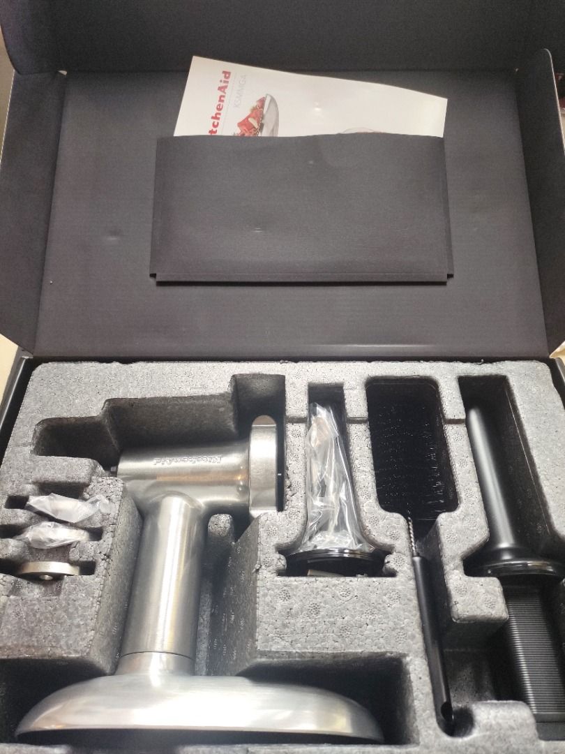 KitchenAid Metal Food Grinder Attachment (KSMMGA), Furniture & Home