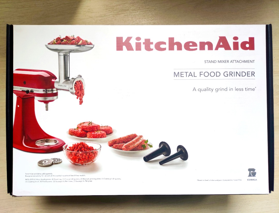 KitchenAid Metal Food Grinder Attachment (KSMMGA), Furniture & Home