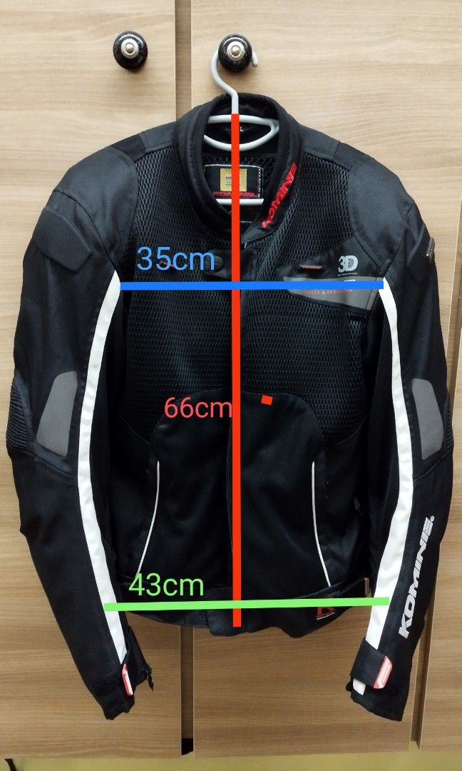 Komine Half mesh Jacket, Motorcycles, Motorcycle Apparel on Carousell