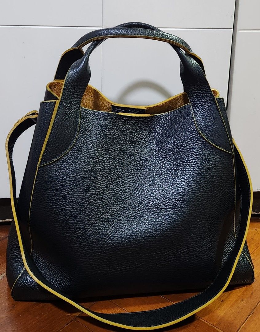 Laura di Maggio Genuine Leather Handbag Purse Made in Italy