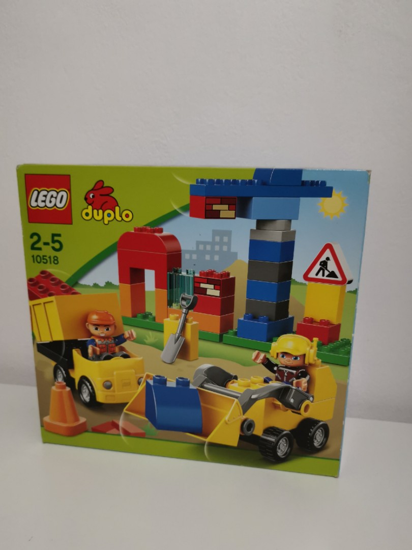 Bliv ved Centimeter Statistisk Lego Duplo 10518 Construction Site, Hobbies & Toys, Toys & Games on  Carousell