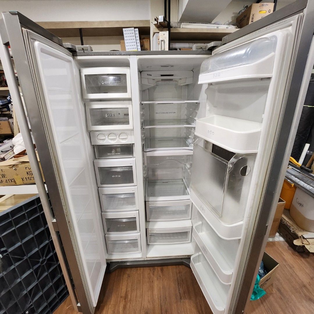 LG side by side door fridge, TV & Home Appliances, Kitchen Appliances