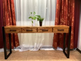 Long modern console table