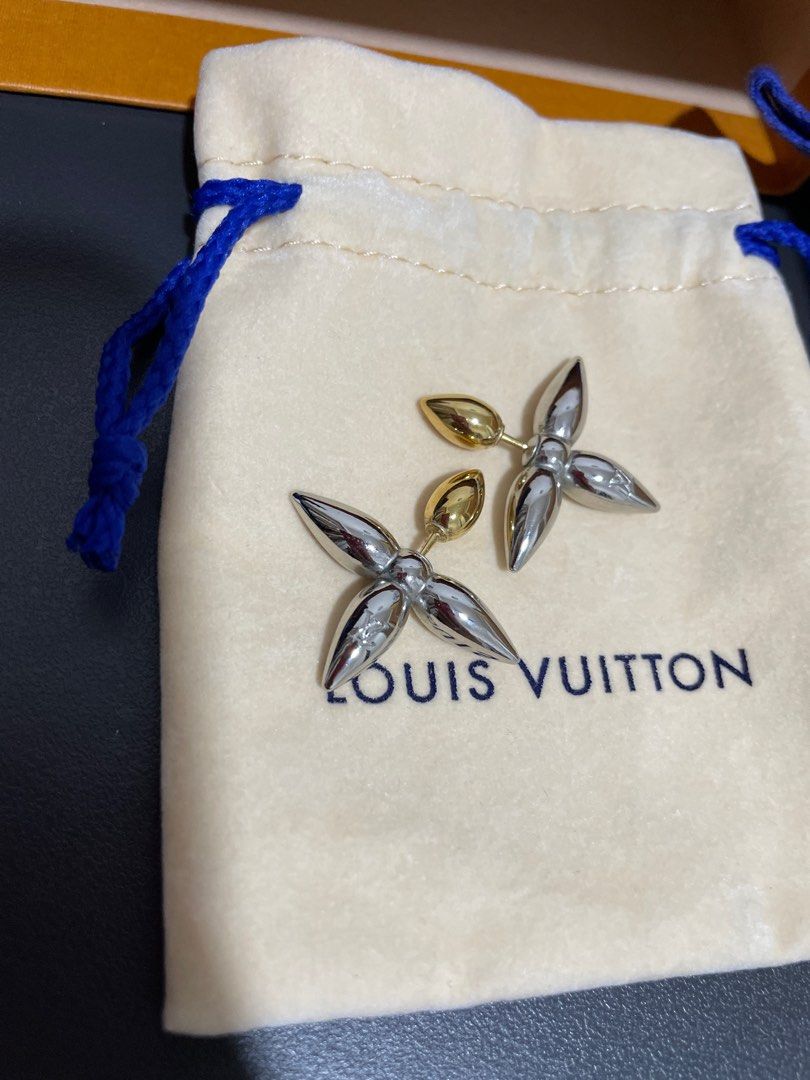 Shop Louis Vuitton Louisette stud earrings (M80267) by attrayant