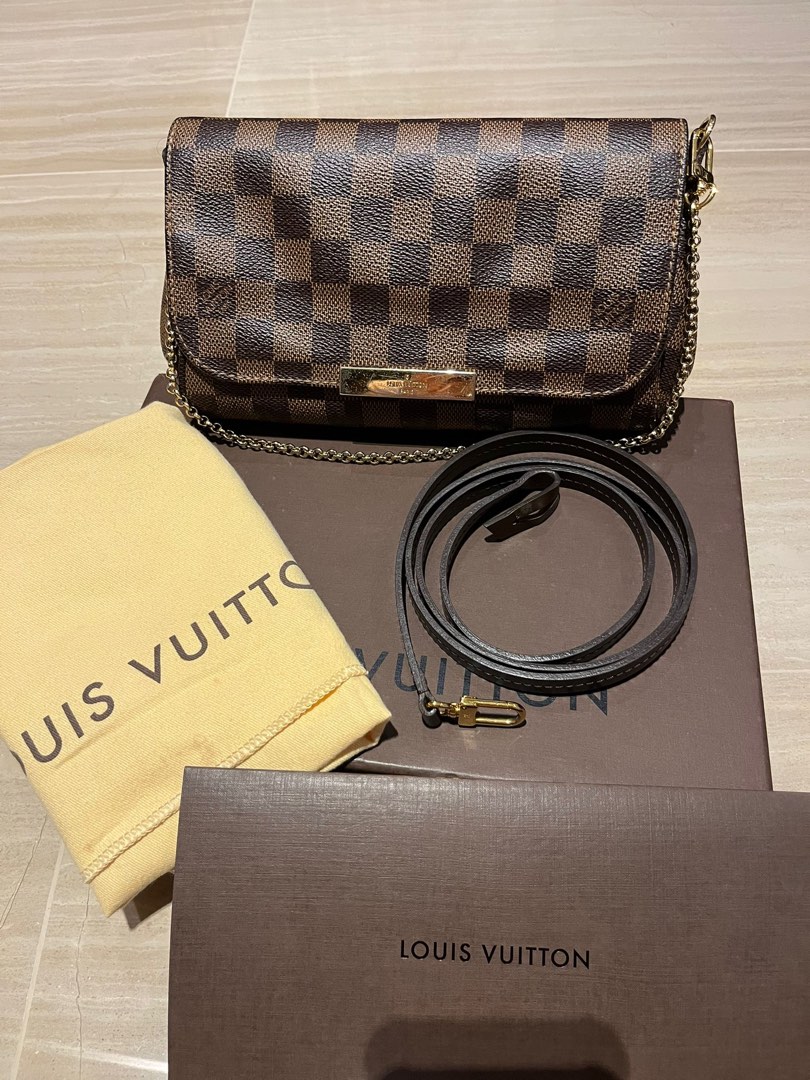 Louis-Vuitton-Damier-Favorite-PM-2Way-Shoulder-Bag-N41276