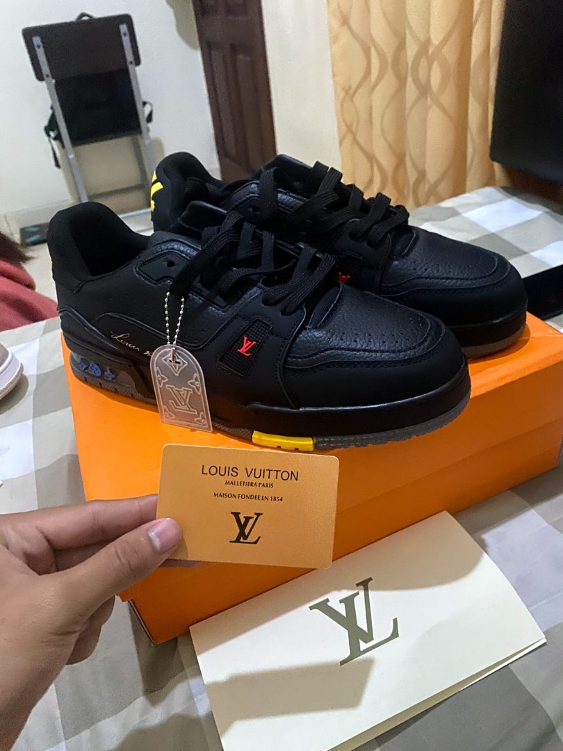 Jual Jual Sepatu Sneakers Fashion Pria Kulit Asli Branded Murah LV