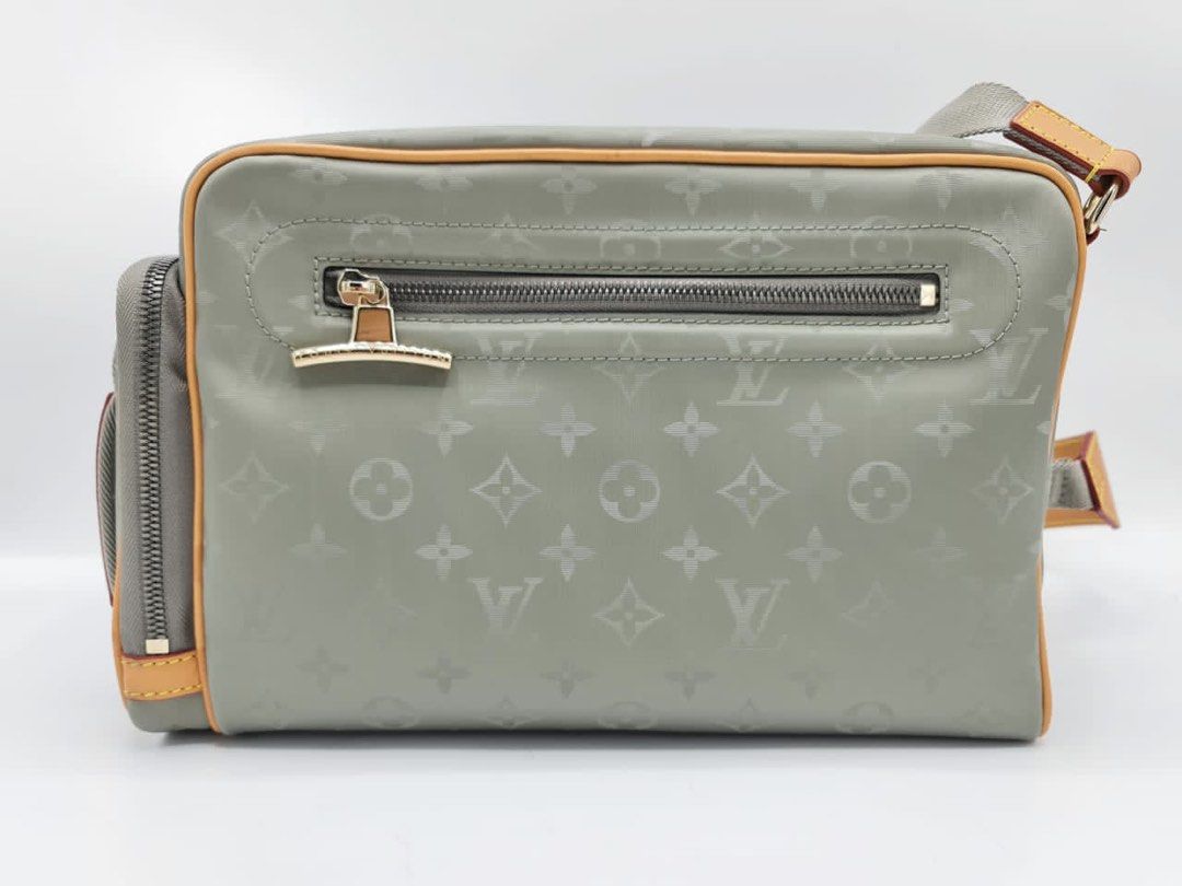 L.V Limited Edition Monogram Titanium Camera Bag, Luxury, Bags