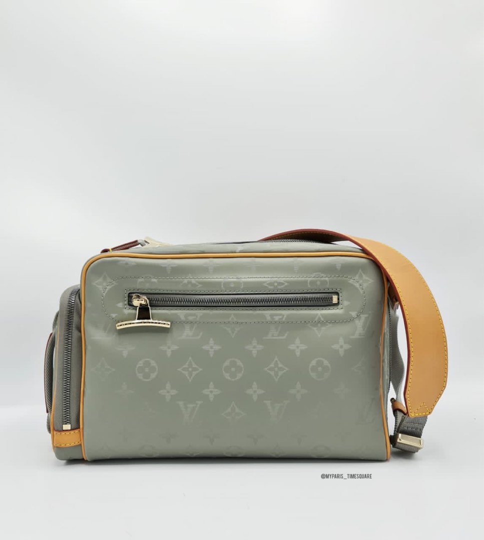 L.V Limited Edition Monogram Titanium Camera Bag, Luxury, Bags
