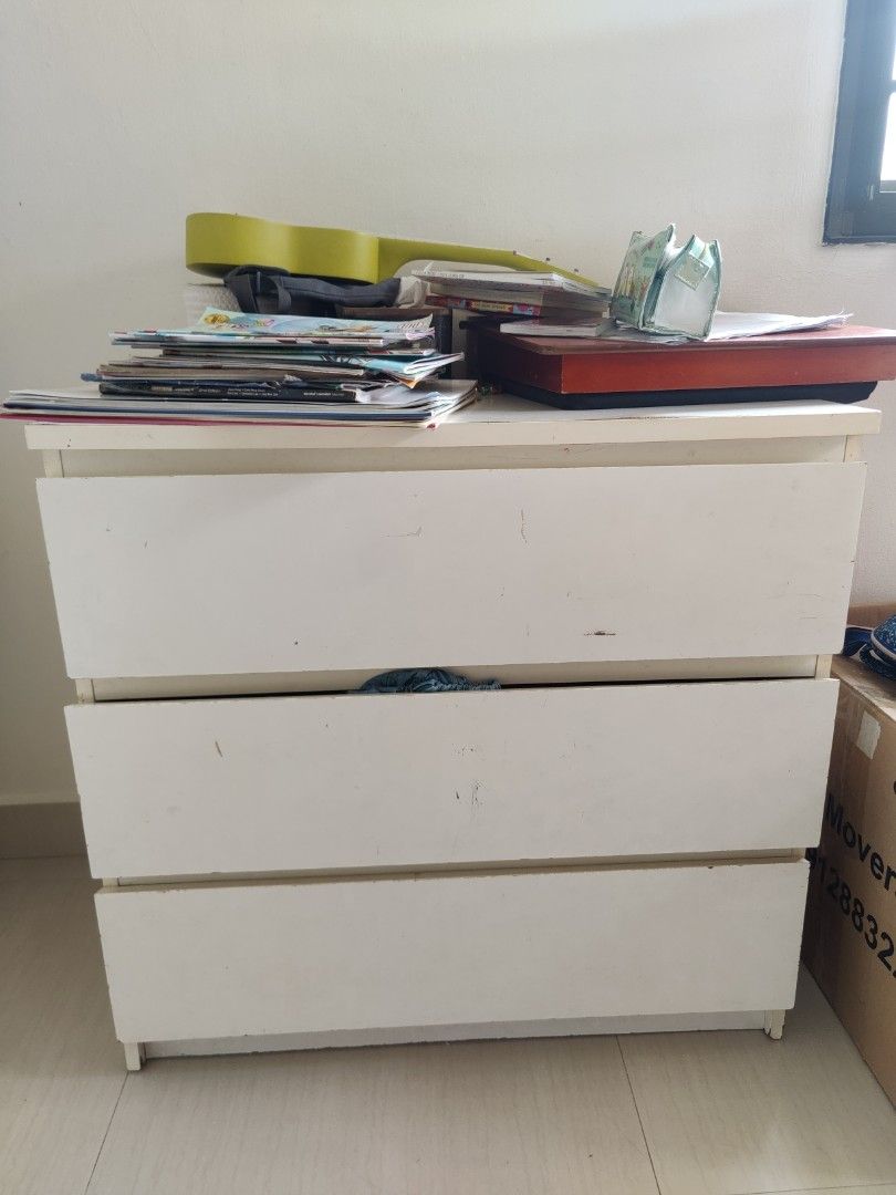 MALM IKEA DRAWER, Furniture & Home Living, Furniture, Shelves,