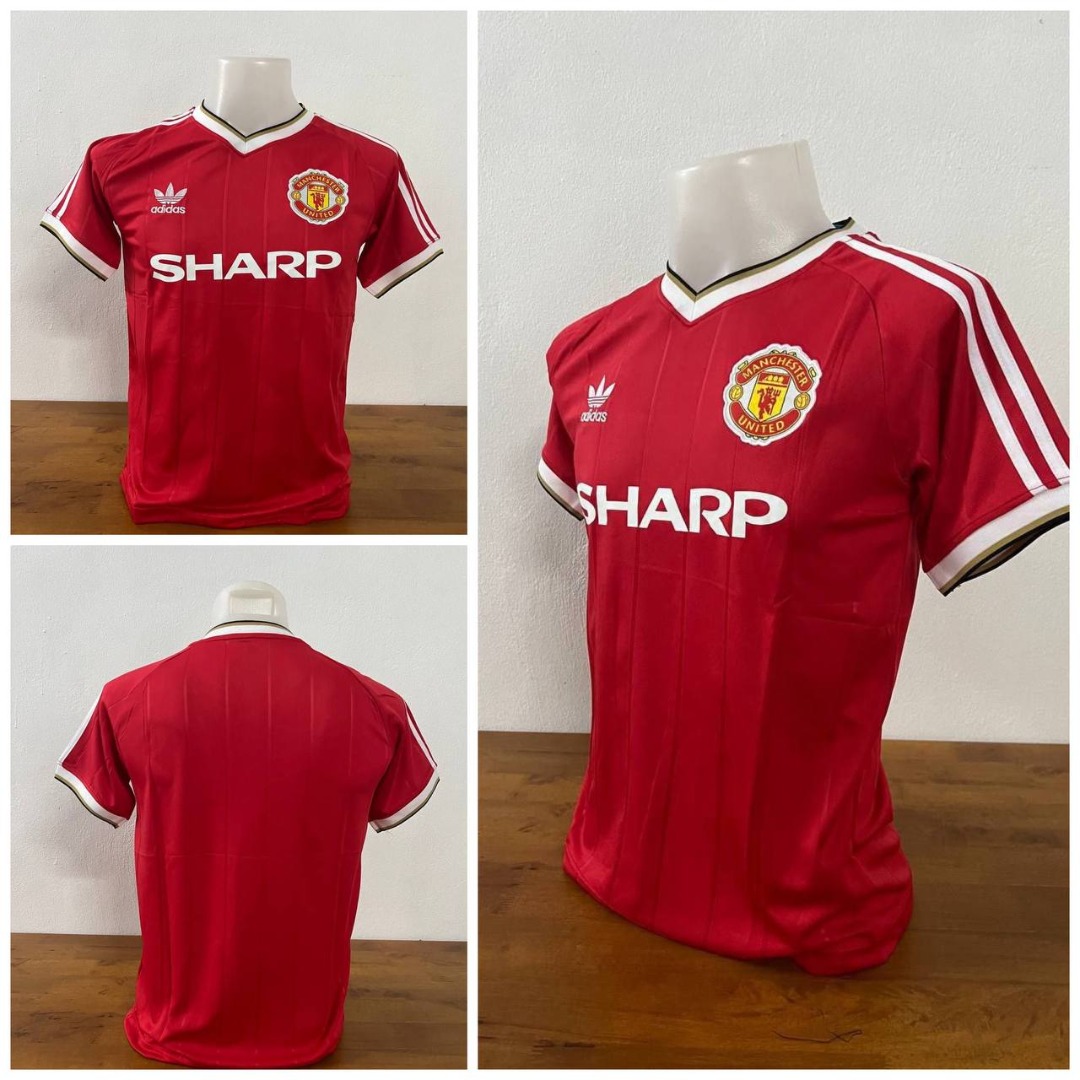 Maillot Domicile Manchester United 1984-1986 Taille L - Neuf Avec étiquettes - Collector