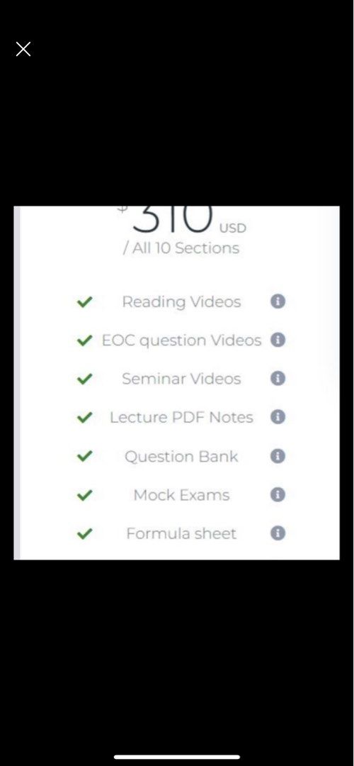 Mark meldrum cfa level 1 2023 videos everything else on carousell
