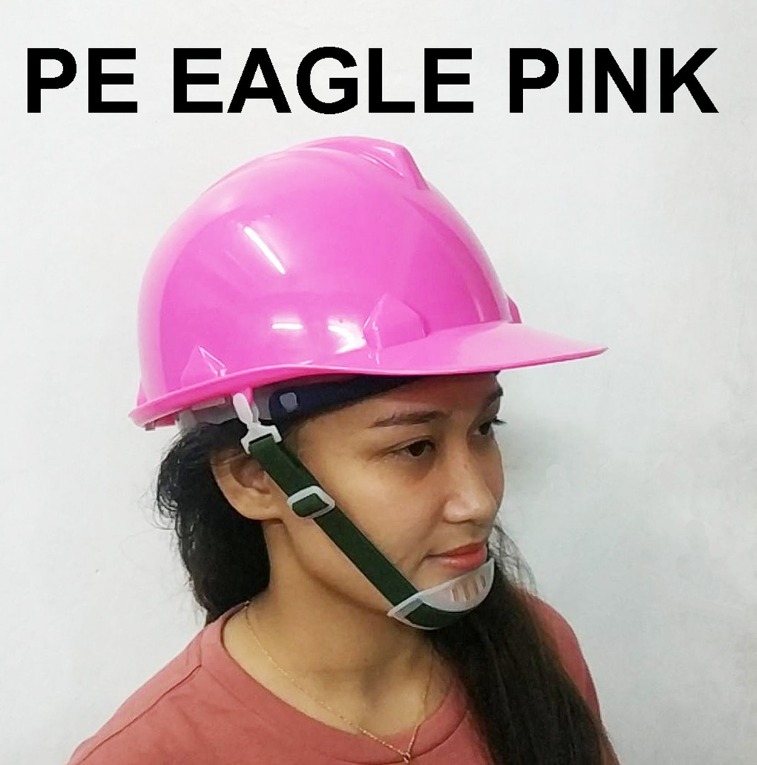 MEISONS HARD HAT SAFETY HELMET PE EAGLE PINK