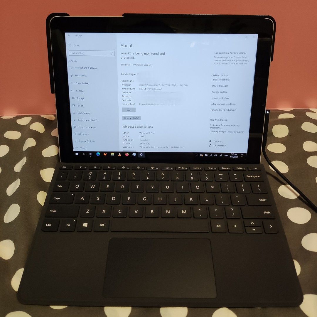 誠実 Microsoft Surface Go 3 8GB/128GB LTE 最上位 ノートPC - abacus