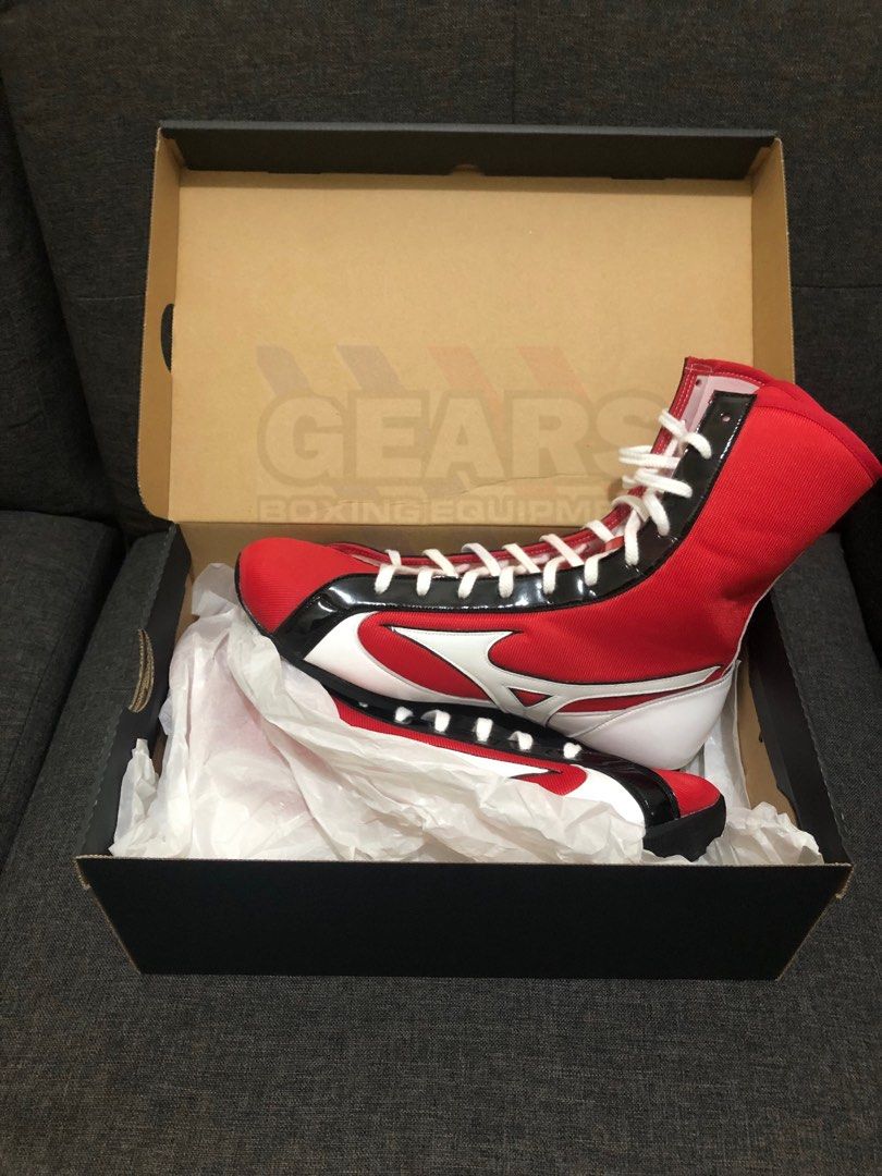 Mizuno Boxing Shoes (Mid Cut Model) -Sample Only- NOT FOR SALE *Posting ...