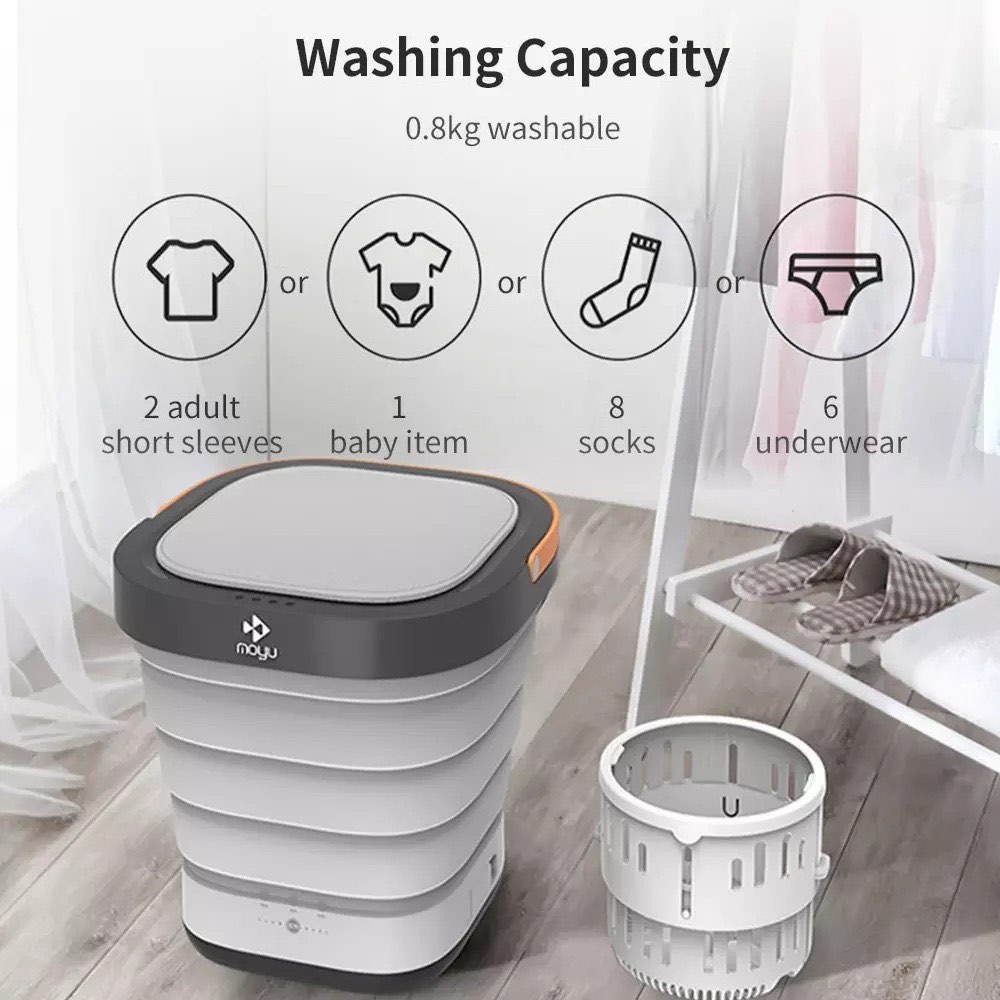 Moyu Portable Washing Machine 2nd Gen, TV & Home Appliances, Washing