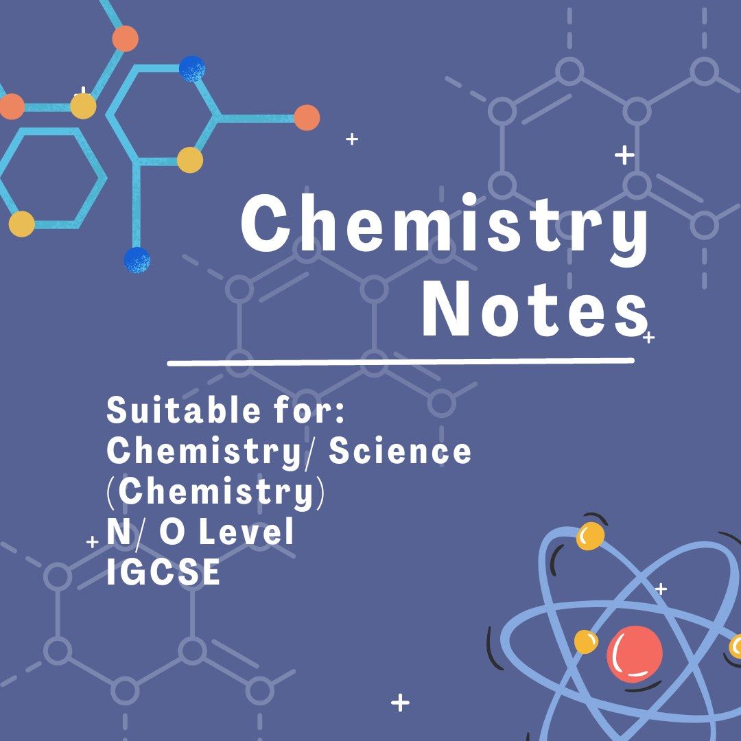 N Level N Level O Level IGCSE Chemistry Notes, Hobbies & Toys, Books ...