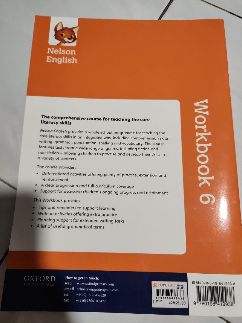 nelson english workbook 6 answers pdf