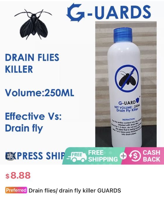 Brand new Drain flea killer, Furniture & Home Living, Cleaning