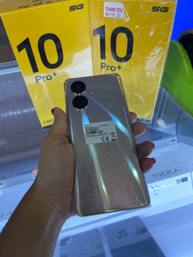 (NEW SET)REALME 10 PRO+ 5g 12GB RAM + 256GB INSTALMENT PAYLATER RM449