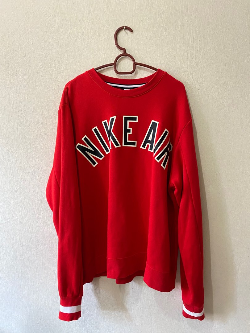 Pull nike air rouge on sale