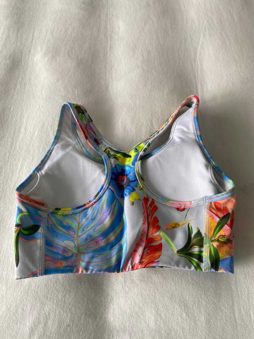 nike floral bra