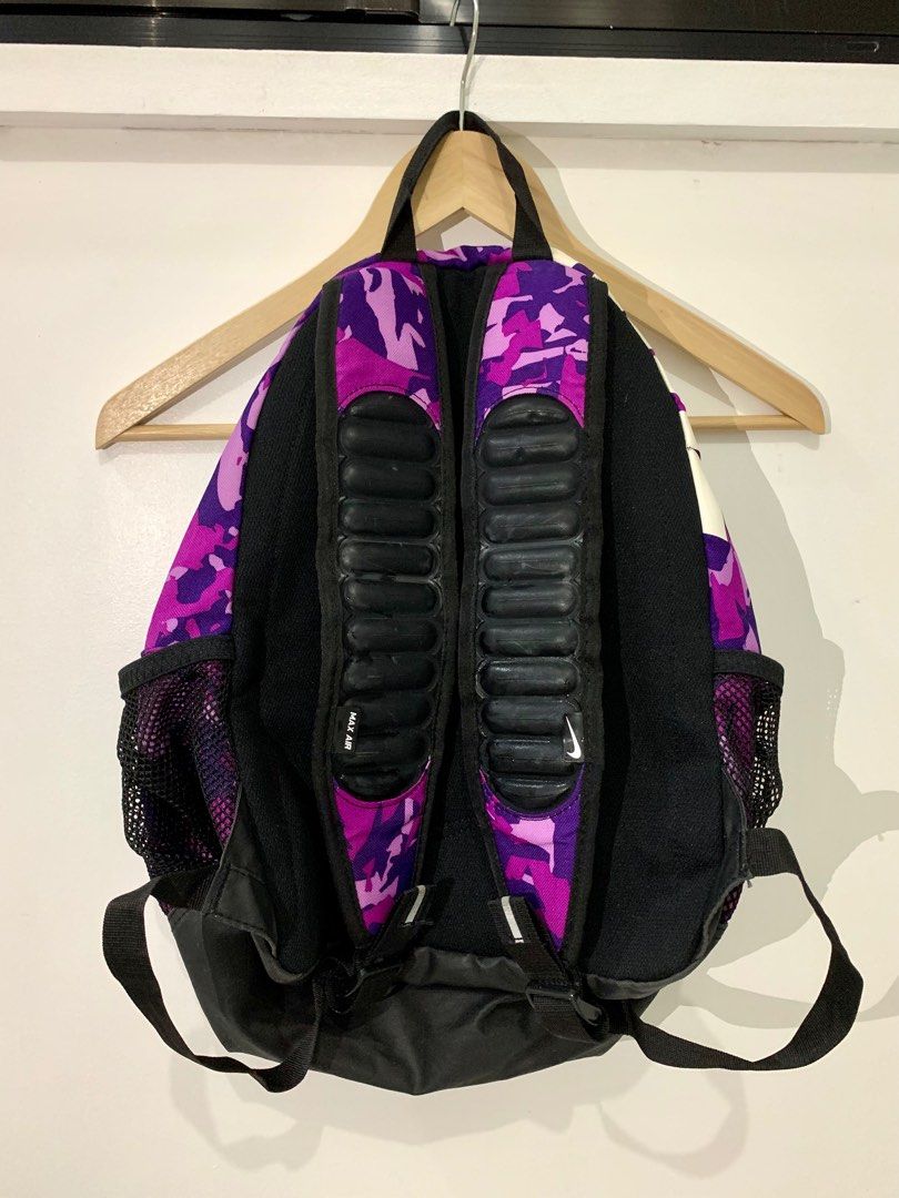 Nike max cheap air backpack purple