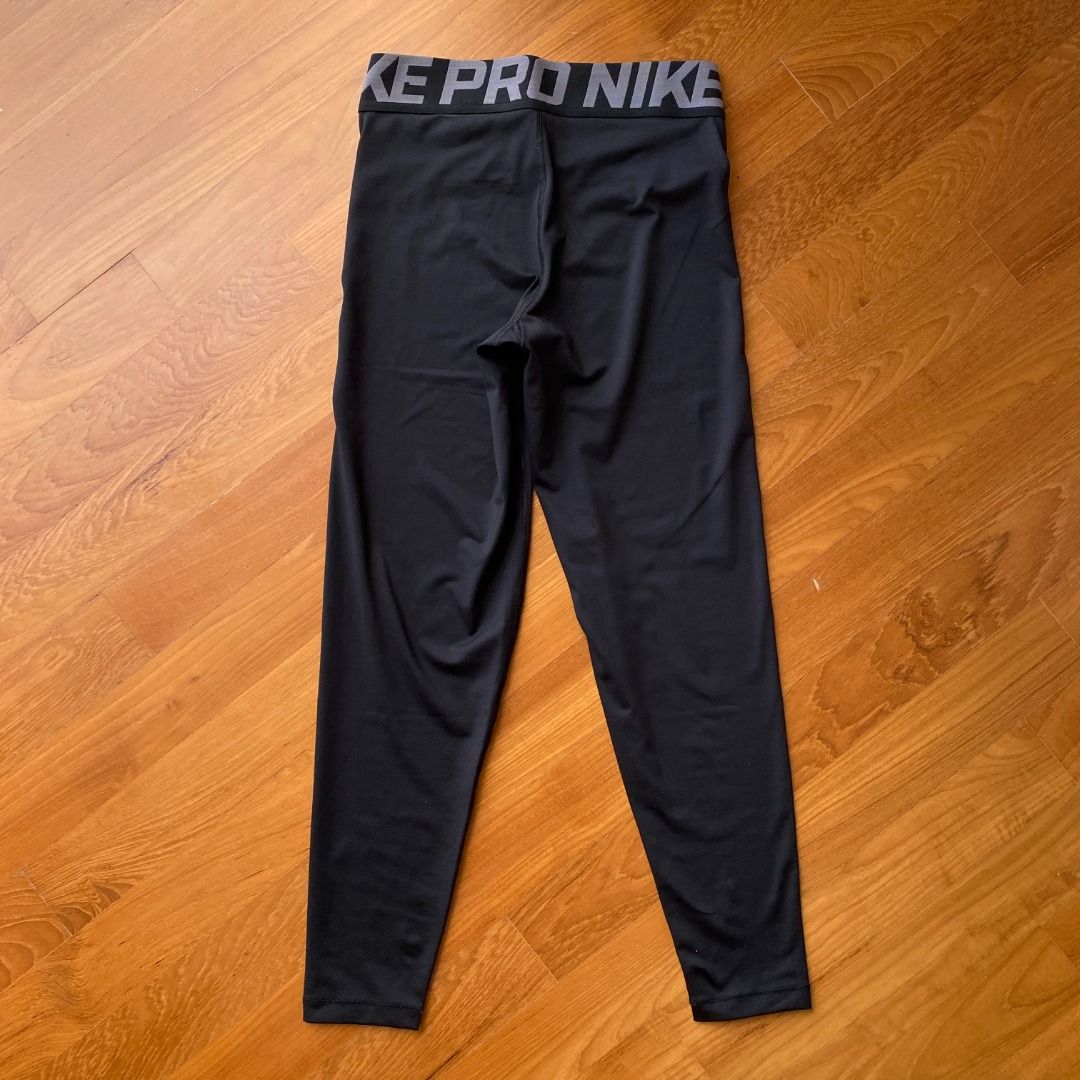 Nike Pro Crossover Logo Waistband Leggings Tights