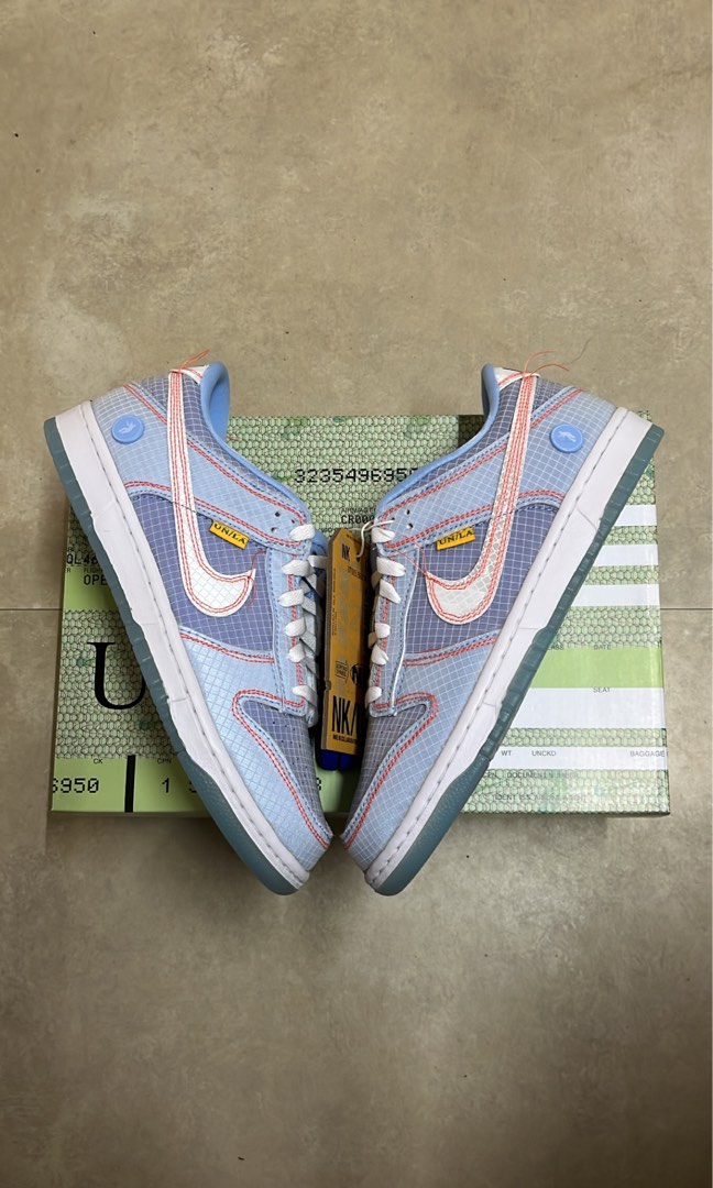 Nike Union Dunk Low Passport Pack - Argon, Men's Fashion, Footwear ...