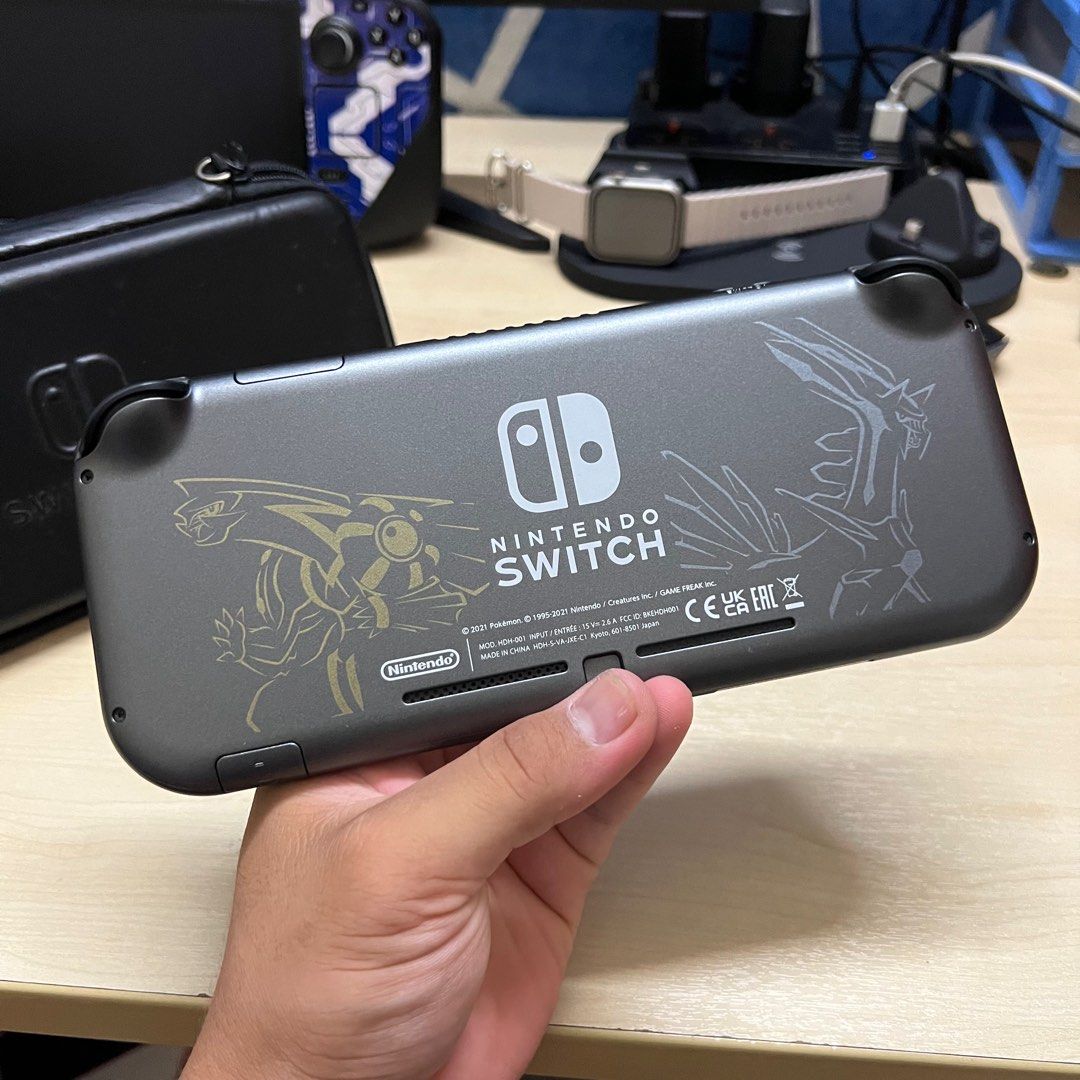 Nintendo Switch Lite Dialga Palkia Limited Edition, Video Gaming, Video