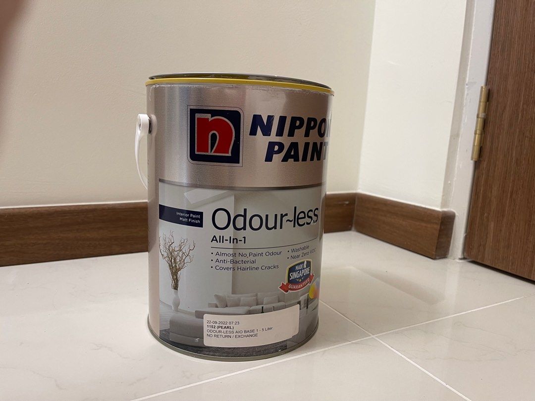 Nippon Paint 5L (Pearl), Furniture & Home Living, Home Decor, Wall