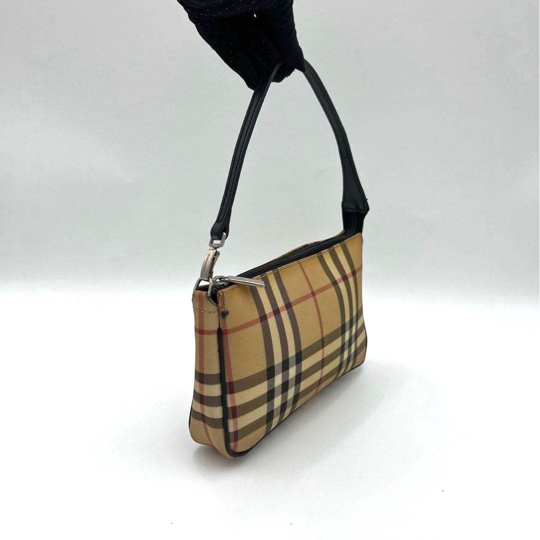 Original Burberry London Nova Check Vintage Shoulder Bag Baguette Pochette,  Luxury, Bags & Wallets on Carousell