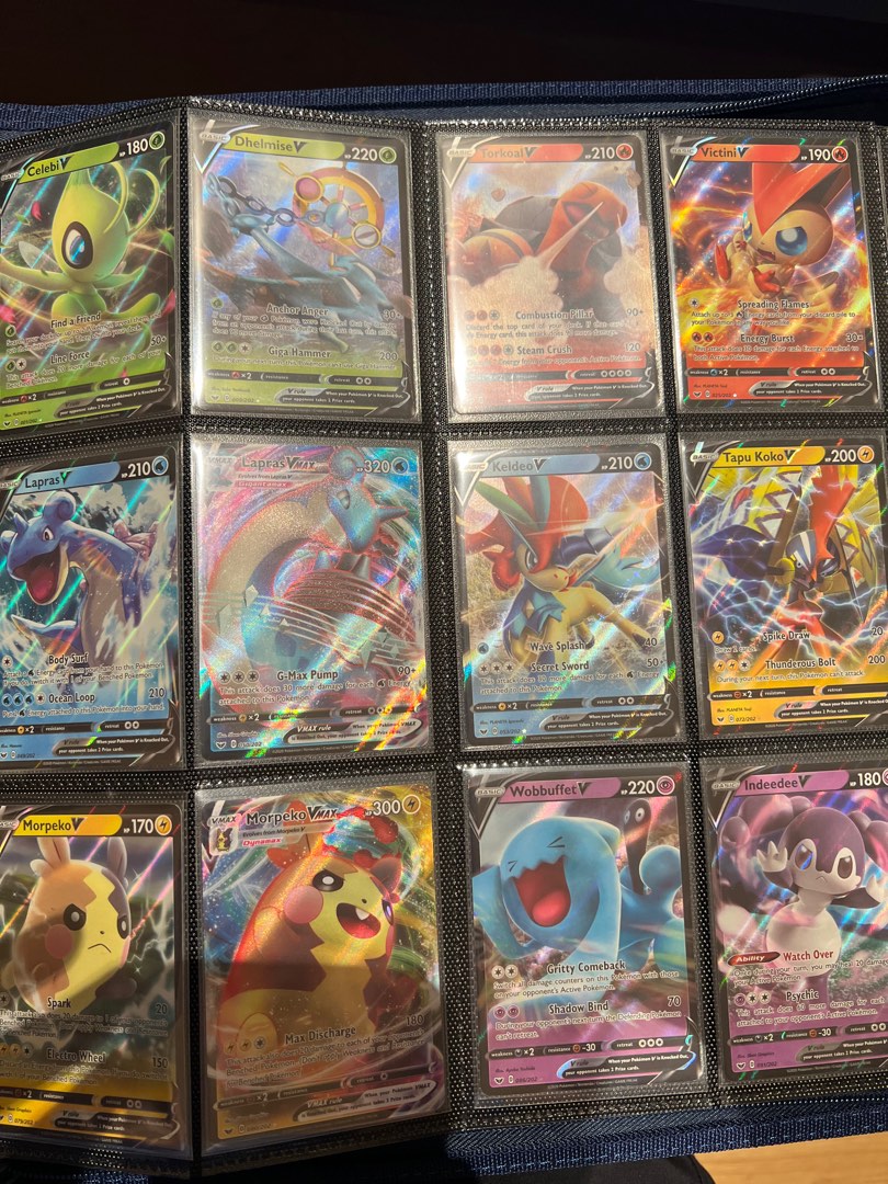 Pokemon Sword and Shield Base Set Vs Full Arts Rainbow Rares, Hobbies