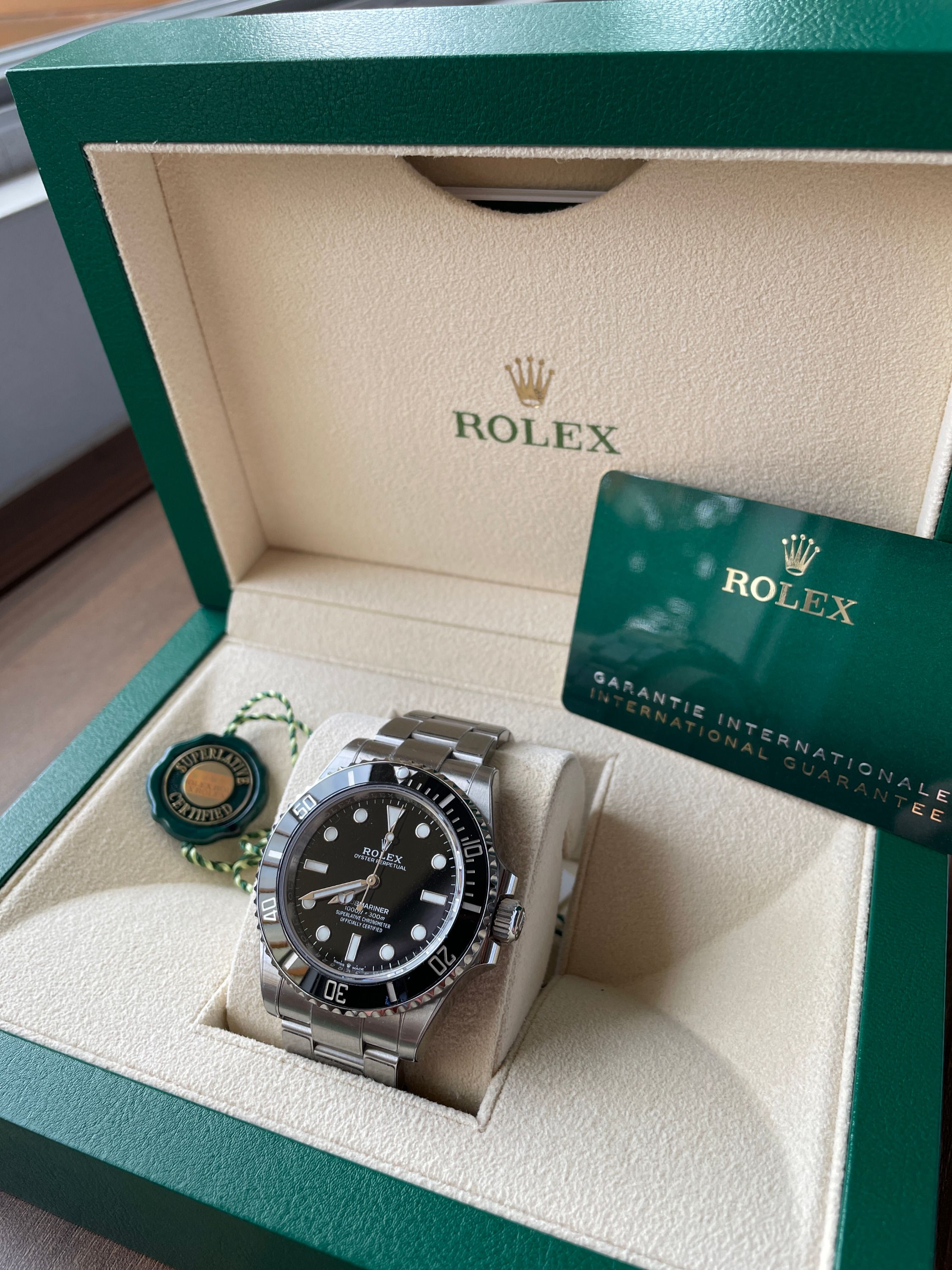 Certified pre clearance owned rolex submariner