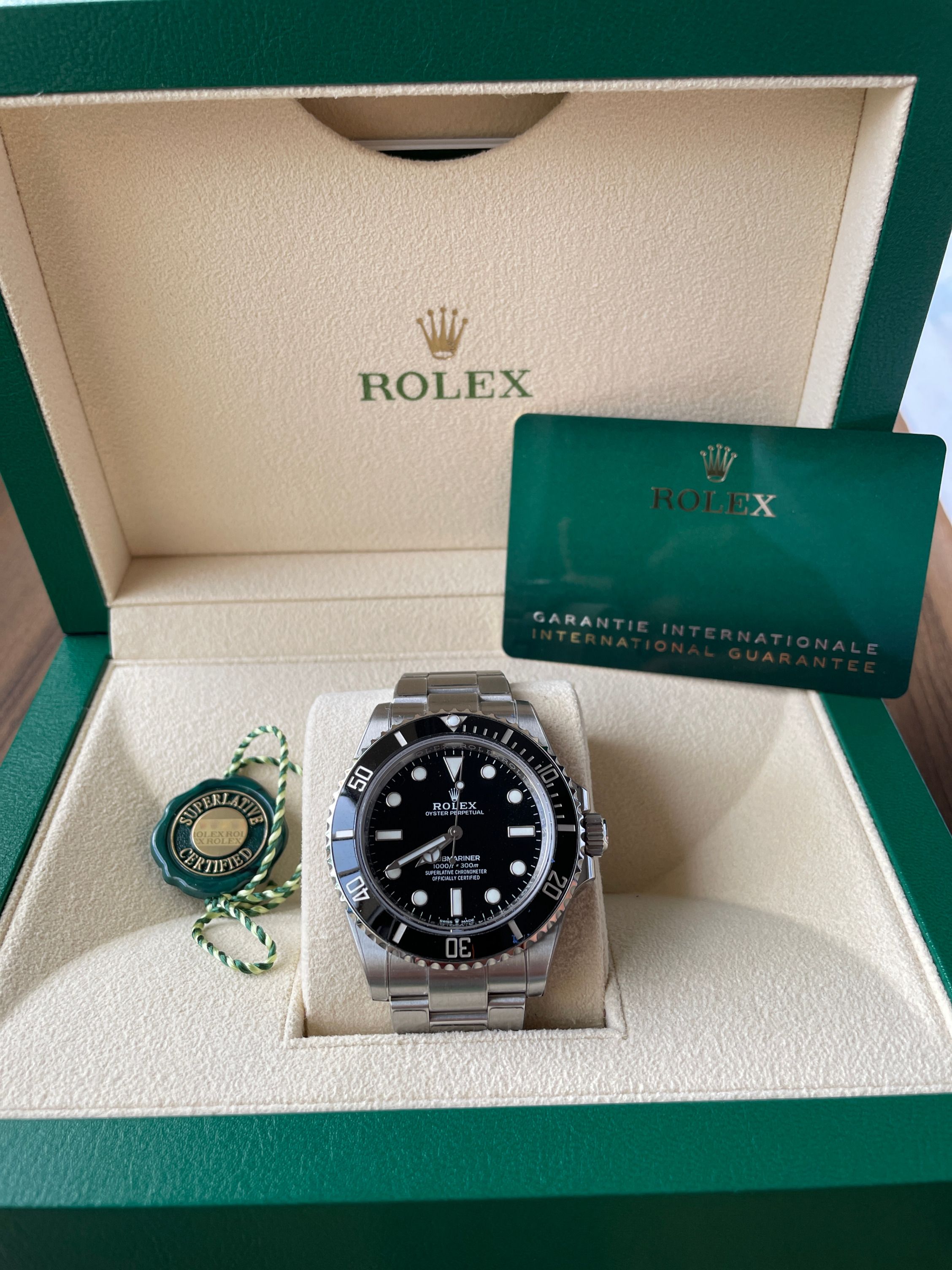 Pre owned Rolex Submariner No Date 124060
