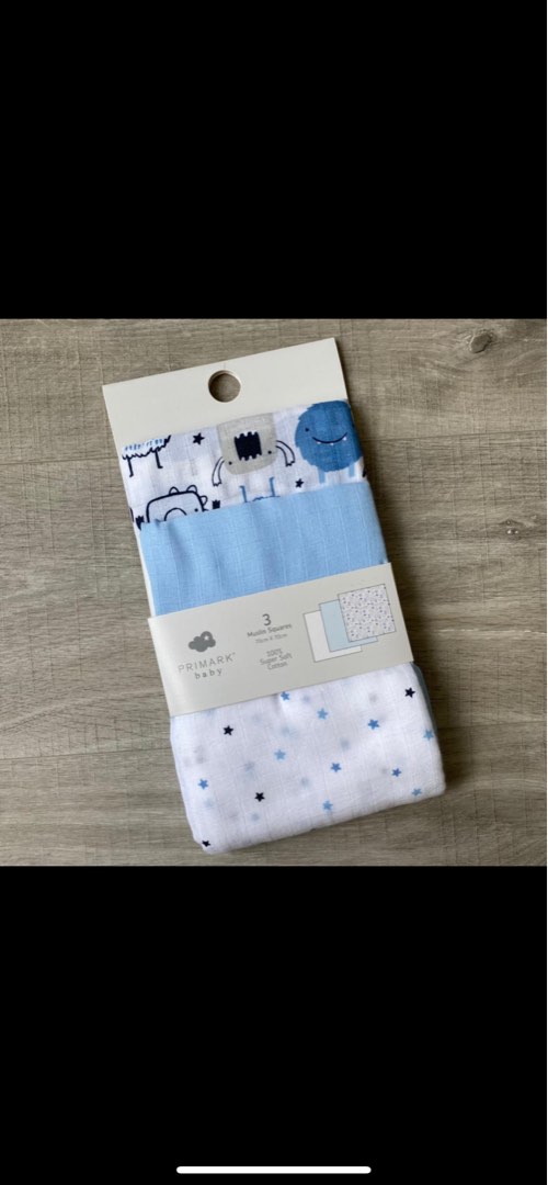 Primark Muslin Squares, Babies & Kids, Babies & Kids Fashion on Carousell