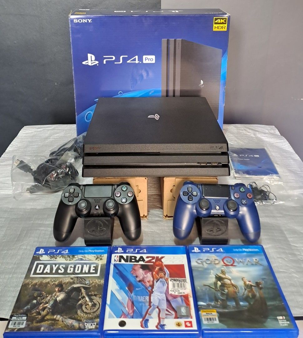 PS4 PRO 1TB 4K HDR 3GAMES 15K ONLY FIX!, Video Gaming, Video Game Consoles,  PlayStation on Carousell