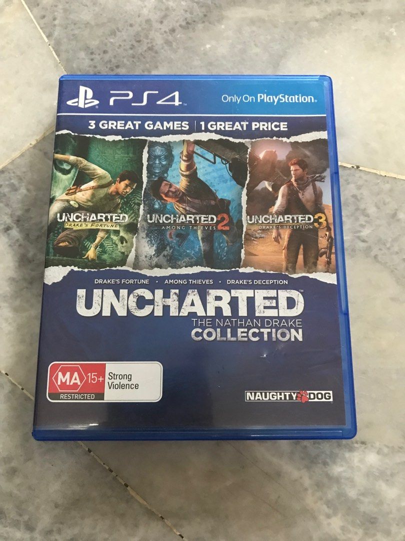 Uncharted The Nathan Drake Collection (Playstation 4 / PS4) 3 Great Games!  