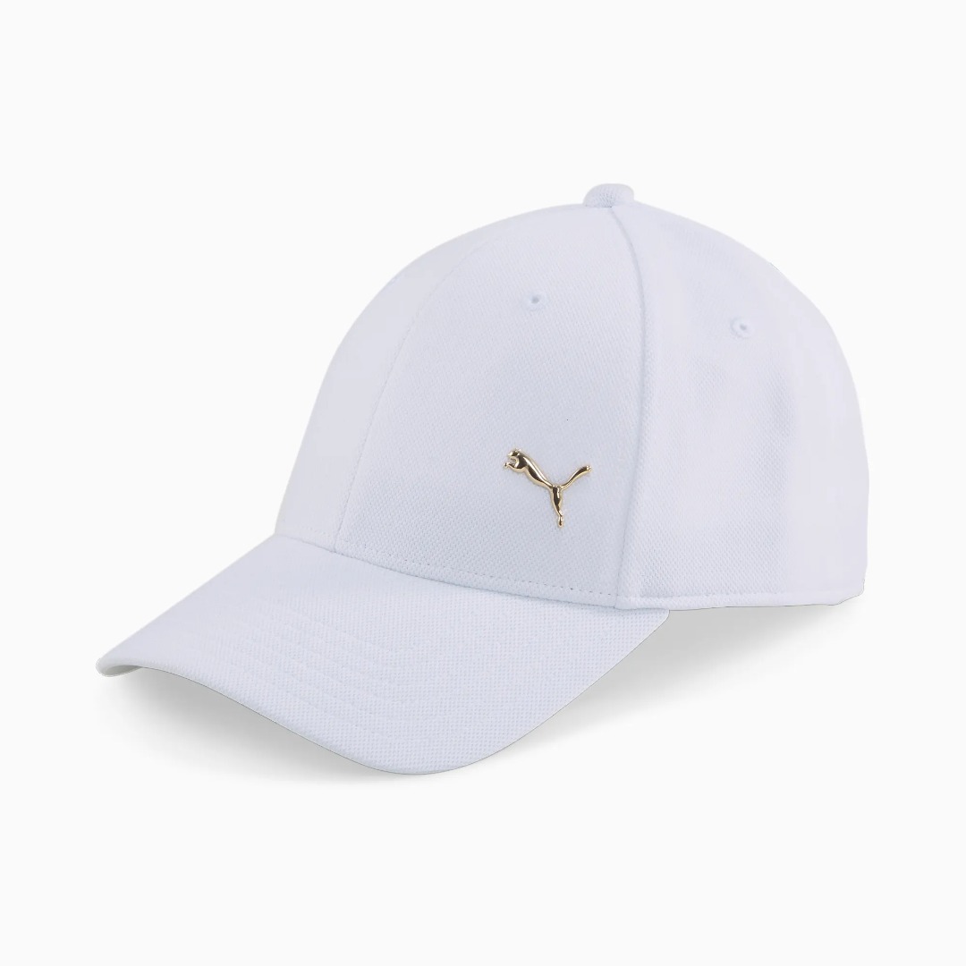 Puma White Cap With Gold Metal Cat, Men's Fashion, Watches ...