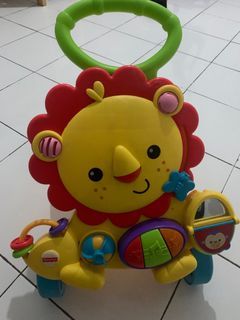 Push walker fisherprice lion preloved jarang pake