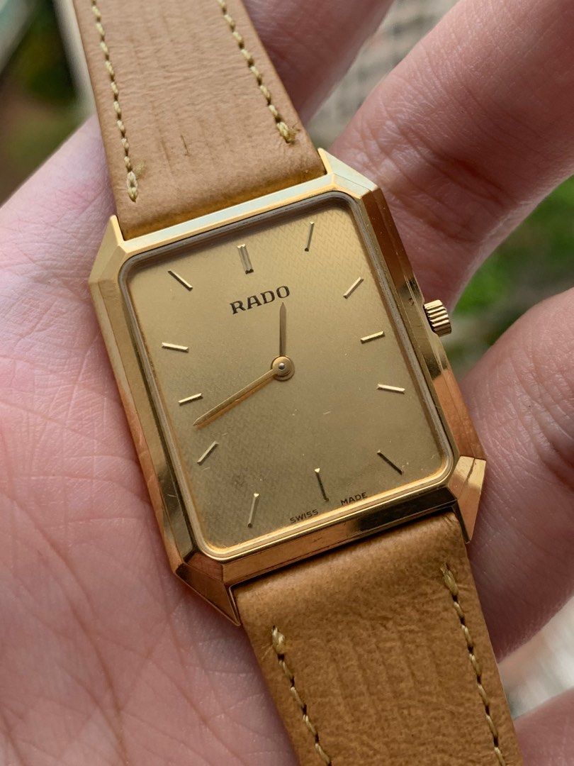 Rado rectangular men's store watch