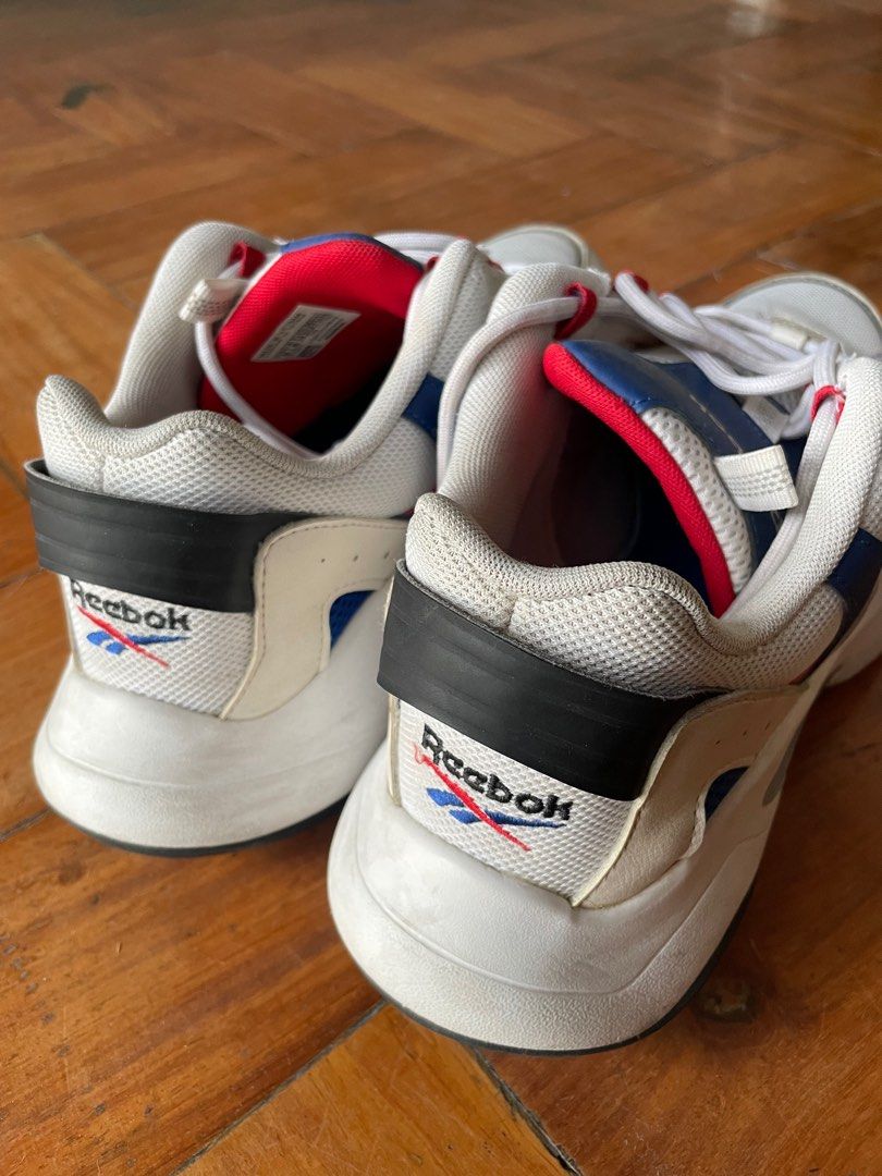 White reebok dad shoes top