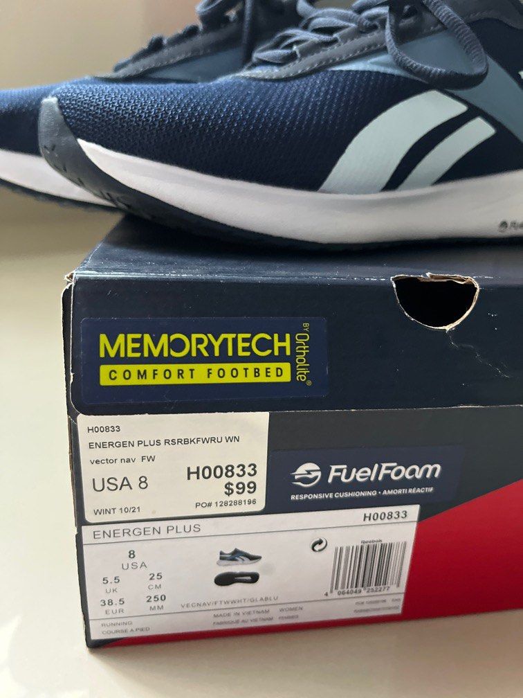 Reebok running shoes outlet memory foam