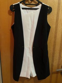 Rimini black & white jumpsuit