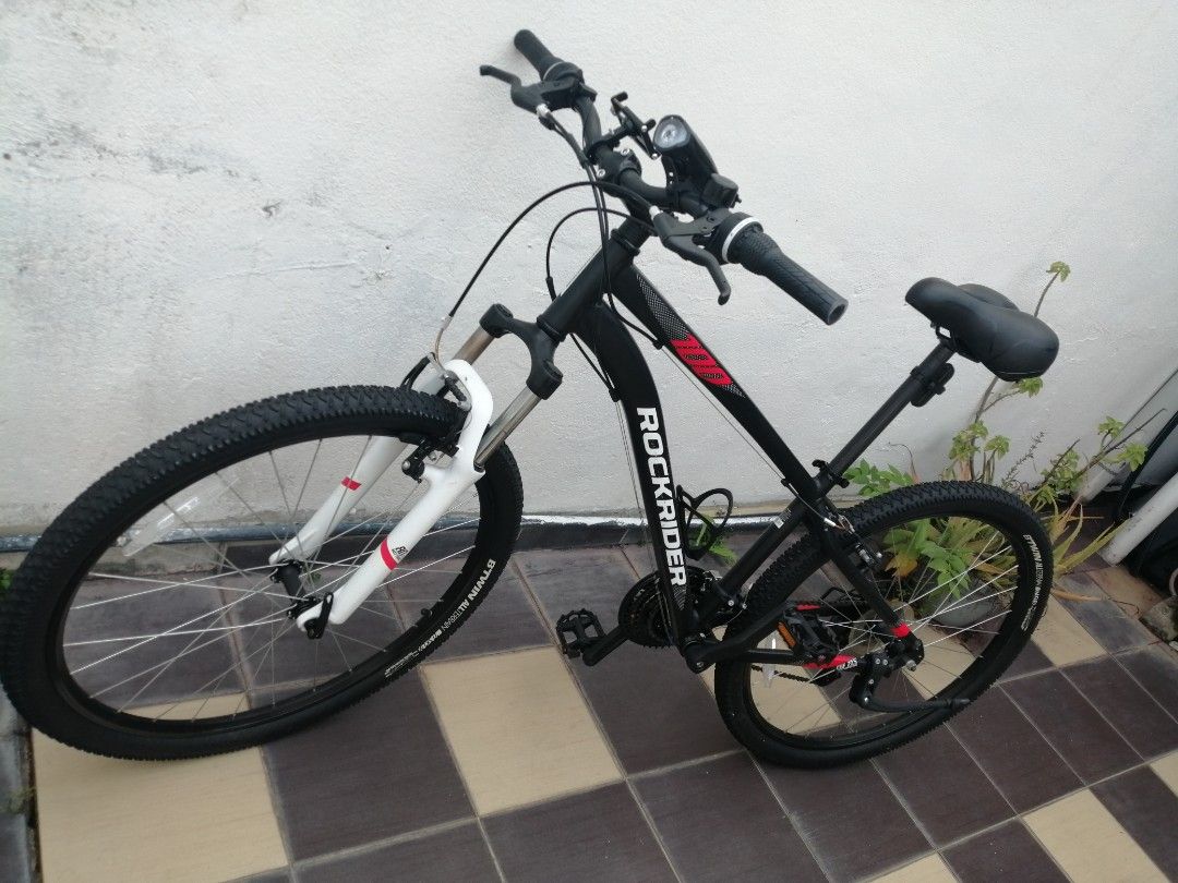 Rockrider sport trail hotsell 100 black